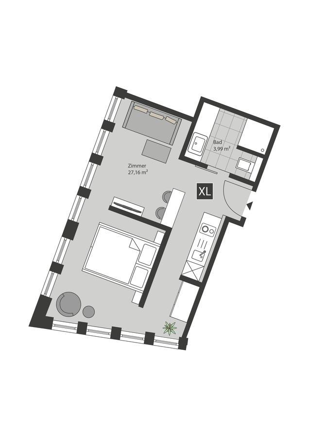 Ueberfluss Serviced-apartments 2* Brema